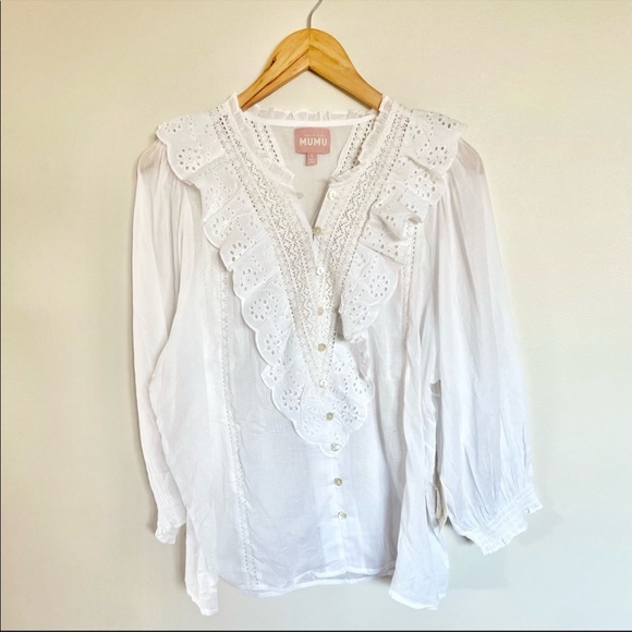 Show Me Your MuMu French Cotton Blouse - Picture 7 of 11